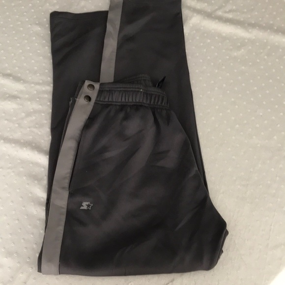 Starter size Large Grey Tear away sweatpants warmup - Picture 1 of 7